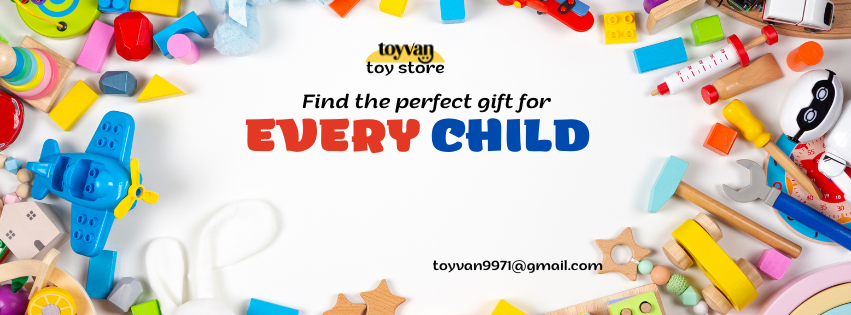 colorful playful toy store facebook cover